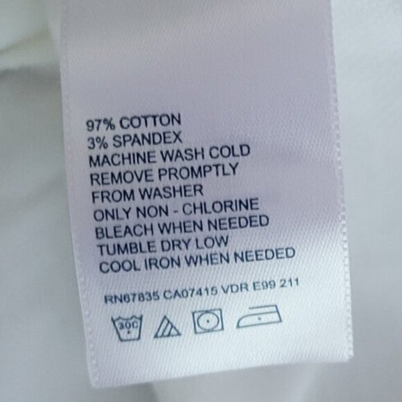 Nautica White Polo Golf Shirt Women's Size Small - Picture 7 of 7